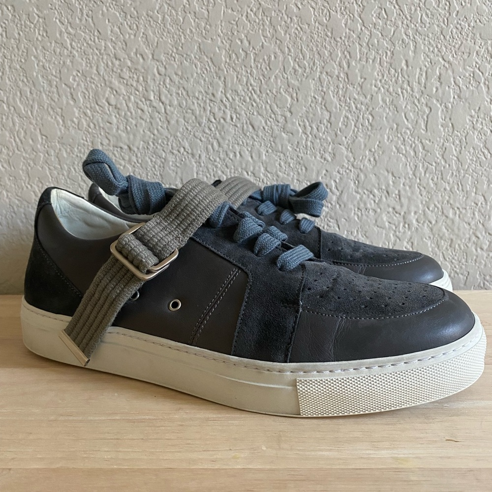Kris Van Assche Leather/Suede Low Top Sneakers